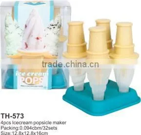 Hot Sale 4 Pcs Icecream Popsicle Maker thumbnail-1