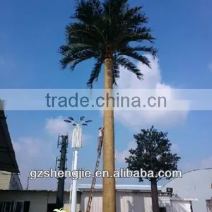 China Guangzhou City Manufacturer Sell New Style Microwave Mobile Telecom Mobile Monopole Coconut Tree Communication Tower thumbnail-1