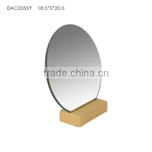 Wedding Gifts Concrete Base Round Makeup Cosmetic Desktop Mirror thumbnail-2
