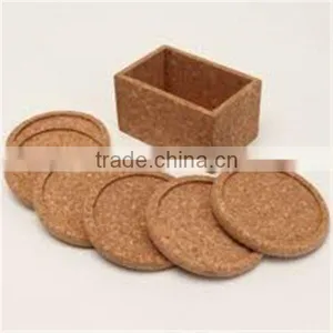 2017 Carved Natural Wooden Cup Coasters Set Made in China thumbnail-1