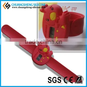 Silicone Magnetic Touch Watch, Kids Wristwatch, Steel Piece Watch thumbnail-3