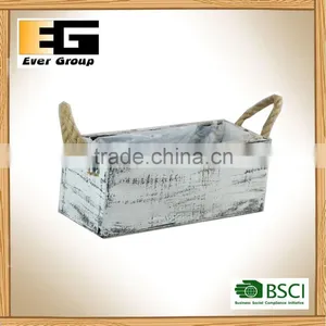 Grey Wood With Two Ears Garden Planter thumbnail-6