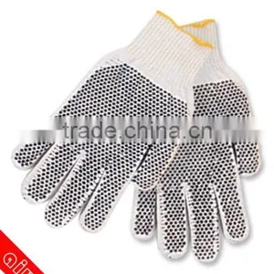 Pvc Dotted Cotton Safety Working Gloves Work Knitted Garden thumbnail-1