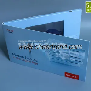 Popular A5 Size Advertising 5 Inch Lcd Screen Video Brochure Card,lcd Video Brochure,video Brochure Card thumbnail-1