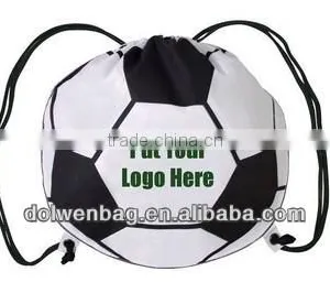 2014 Fashional Foldable Soccer Drawstring Bag for Sale thumbnail-1