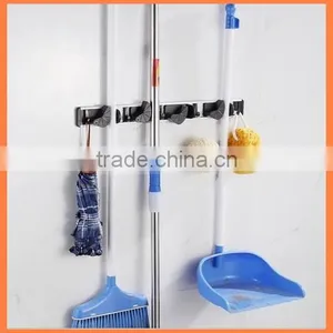 Aluminum Wall Mounted Mop Broom Holder thumbnail-1