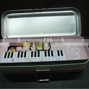 Double Layer School Pencil Tin Box for Children thumbnail-1