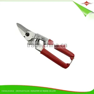 8.5 Inches Stainless Steel Garden Scissors/Pruner With PVC Handle thumbnail-1