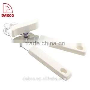 White PP Handle Can Opener With Iron Plating thumbnail-1