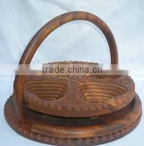 Heart Shaped Folding Dry Fruit Basket thumbnail-1