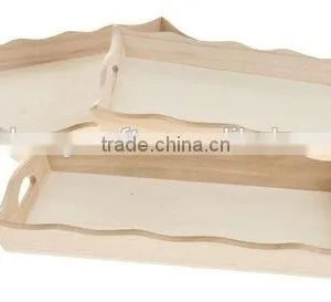 Hot Sale Wooden Tray ,food and Fruit Tray thumbnail-2