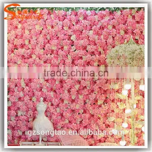 2017 Factory Price Artificial Flower for Wall Decoration Silk Flower Wall for Wedding Supplies thumbnail-5