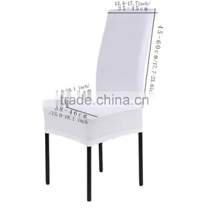 New Year Home Chair Cover Wedding Decoration Solid Colors Polyester Spande Dining Chair Covers For Wedding Party Chair Cover thumbnail-2