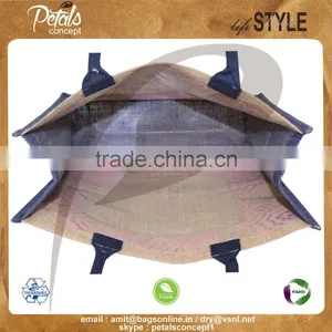 PP Laminated Jute Bags Wholesale - Jute From Petals Concept - Promoted at - Made in India thumbnail-6