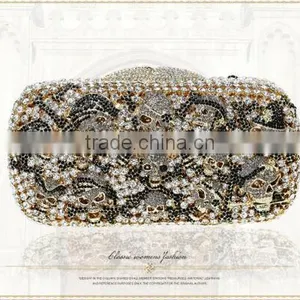 Skull Diamond Evening Bag thumbnail-1