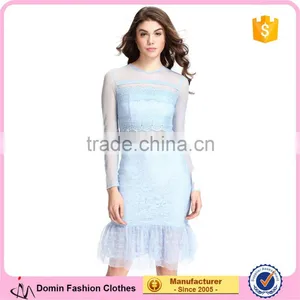 Domin Fashion Latest Lace Dress Designs for Ladies thumbnail-1
