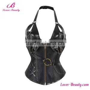 14 Boned Steampunk Corset Body Shaper thumbnail-1