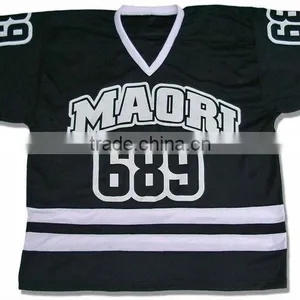 Polyester Practice Black Ice Hockey Jersey thumbnail-1