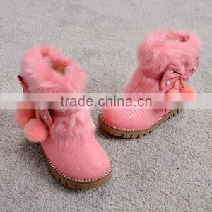 Zm40338b New Model Beautiful Snow Boots Fashion Childern Dueable Winter Shoes thumbnail-1