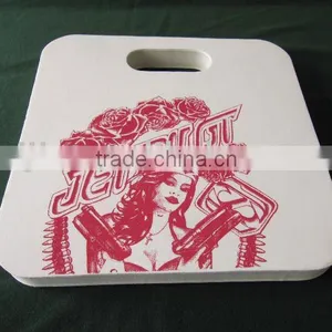 Hot Selling Square Shape Logo Printed EVA Seat Cushion thumbnail-1