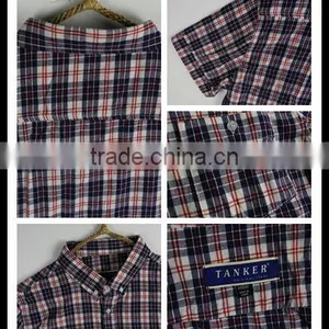 OEM/Wholesale High Quality 100% Cotton New Man Plaidn Shirts thumbnail-5