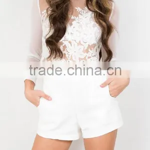 Runwaylover 123 Hot Sale 2017 Ladies Sexy Lace Transparent T-Shirt thumbnail-6