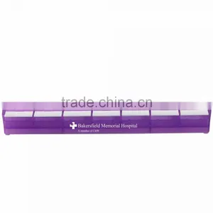 USA Made Snap-Open 7-Day Med Minder Pill Dispenser - Has an Easy to Use Push-button to Release Lid and Comes With Your Logo thumbnail-5