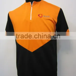 Customized Dry Fit Printed T-shirts Mandarin Collar thumbnail-1