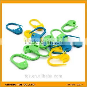 23mm Length Plastic Safety Pins For Knitting Accessories Charms Baby Shower 1000pcs Pack Mixed Color thumbnail-1