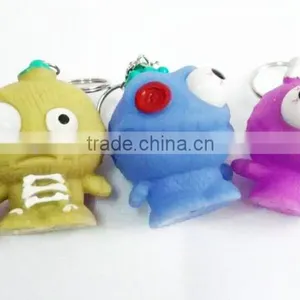 Halloween Voodoo Squeeze Eyes Poping Out Toys With Keychain Promotion Gift thumbnail-3