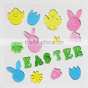 DIY Sticky Gel Window Decoration Happy Easter Window Sticker thumbnail-5