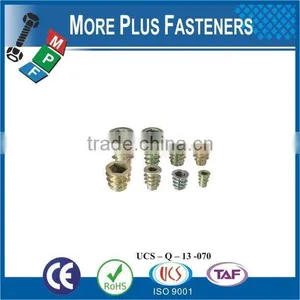 Made in Taiwan High Quality Zinc Alloy Wood Insert Nut thumbnail-1