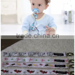 Fashion Printing Pacifier Holders Baby Nipple Type Pacifier Clip Baby Bottle Type Pacifier Clip thumbnail-1