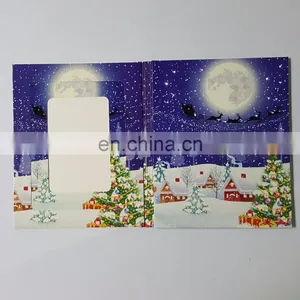 Hot Selling Funny Light up Christmas Picture Photo Frame for Gift thumbnail-2