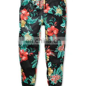 Custom Flower Sublimated Jogger Pants thumbnail-1