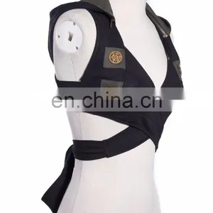 Steampunk Military Crop-top With a Hood thumbnail-2