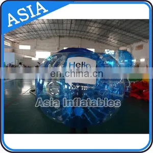 2017 Hot-selling Half Color Inflatable Green Bumper Battle Ball Bubble Bowling Ball Suits thumbnail-4