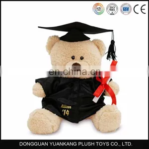 Uniform Stuffed Graduation Teddy Bear Plush Doll Toy for Ceremony Gifts With Glasses thumbnail-3