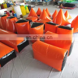 TOP Inflatable Qulity Orange Color Paint Ball Equipment,inflatable Paintball Bunkers for Sale thumbnail-5