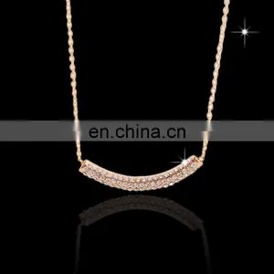 Promotional Wholesale Custom Crystal Souvenir Metal Rhinestone Necklace for Gift MCB-0008 thumbnail-1