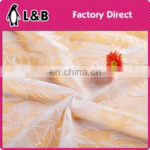 Wholesale New Design Popular Orange Lace Embroidery Fabric thumbnail-1