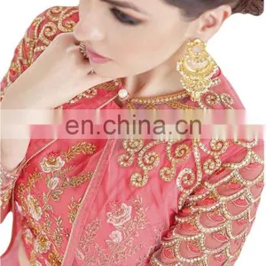 2017 Occasion Wear Net Anarkali Style Lehenga Choli Suits Dress Material thumbnail-6
