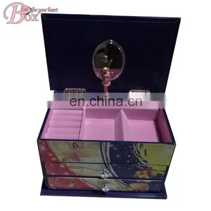 Custom Cardboard Ballerina Music Box With Drawer thumbnail-1