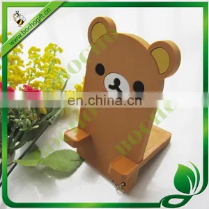 Cusomized Rubber Phone Holder, Animal Rubber Phone Holder, Bear Mobile Phone Holders thumbnail-1