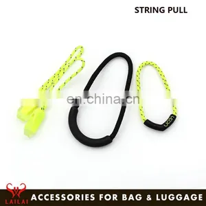 Fashion Zip Pull Rubber Silicone Plastic Pvc Bag Cord Zipper Puller thumbnail-2