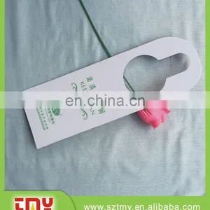 Custom Printing Plastic Hanger Hotel Room Door Plastic Hanger thumbnail-2