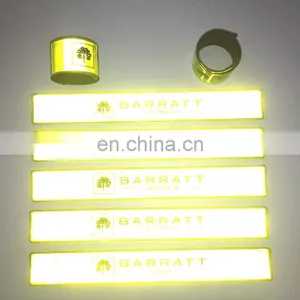 EN20471 Promotion Gifts PVC Reflective Slap Watch Band thumbnail-3
