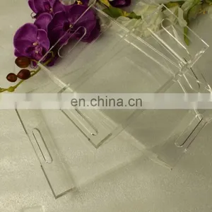 Acrylic Lucite Tray, Acrylic Lucite Serving Tray, Acrylic Gift Ideas thumbnail-1