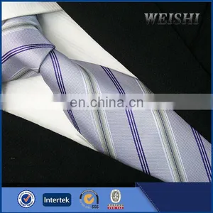 Men's Woven Striped Business Ties 100%Silk Plaid Neck Ties thumbnail-4