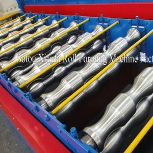 Corrugated Double Profile Roof Roll Forming Machine thumbnail-4